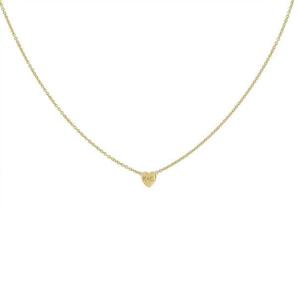 K/Monogram Chain Pave Necklace - Maxx Group