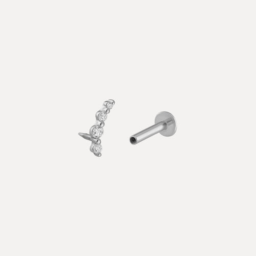 Curved Diamond Threaded Stud