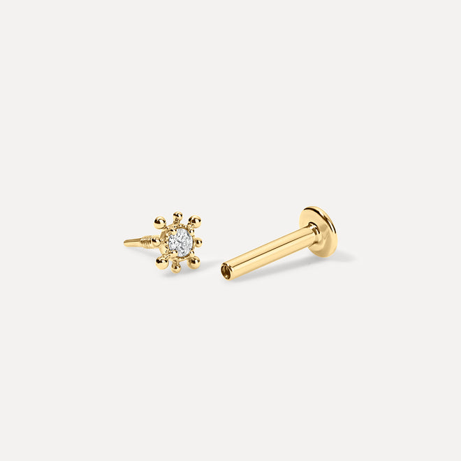 Mini Sunburst Threaded Studs