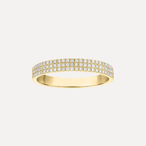 Multi-Row Diamond Ring