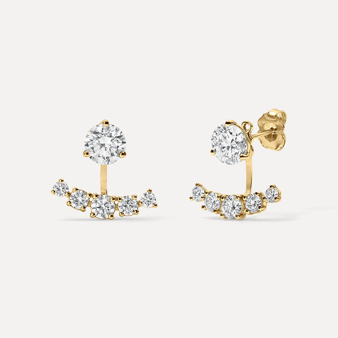 Statement Diamond Earring Jacket