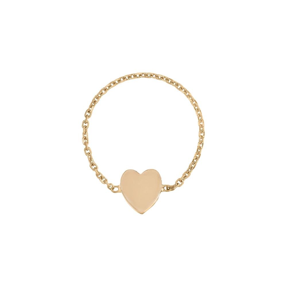 Chain deals heart ring